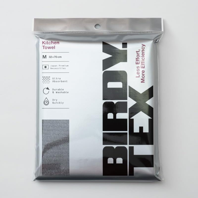 

Кухонное полотенце Msize BIRDY.TEX (Матовый серый, (32x70см))