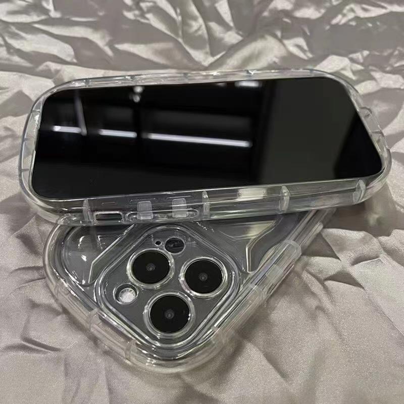 Apple 16 Pro Max Anti-Fall Transparent Protective Case for iPhone 13-15