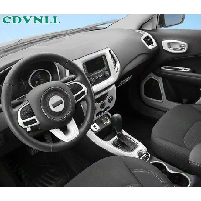 Co-Pilot Storage Box Handle Frame Trim For Jeep Compass 2017- Bright White