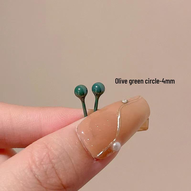 

Минималистичные серьги-пусеты для пирсинга ушей из биокерамики, гипоаллергенные, в стиле «маленькая роскошь», не забивающиеся хрящевые пусеты