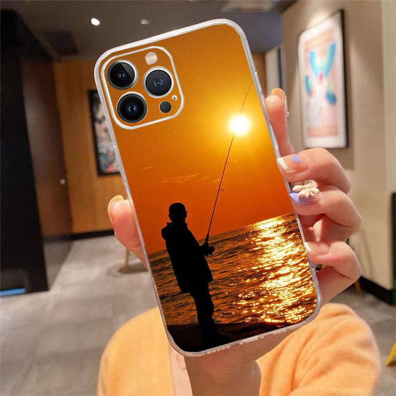Phone Case For iphone 17ProMax Air 16 15 14 13 Pro Max 15 16 Pro 15Plus Bass Fishing Fisherman Hunting Man