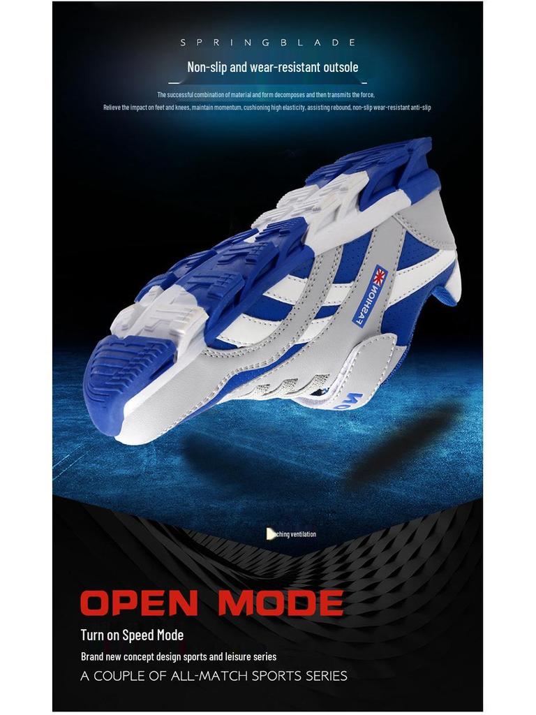 Jungen-Frühling 2026 Wasserdichte Ledersneaker mit dicken Sohlen & Klettverschluss - Strapazierfähige, abriebfeste Laufschuhe