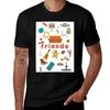 Friends TV Show Icons TShirt Streetwear Print Tee Shirt