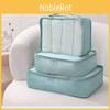 Color Solid 7pcs Travel Storage Bag Set Largecapacity Clothes Bags Toiletries