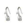 Elegant Tulip Flower Earrings: Light Luxury, Forest Style Ear Hooks