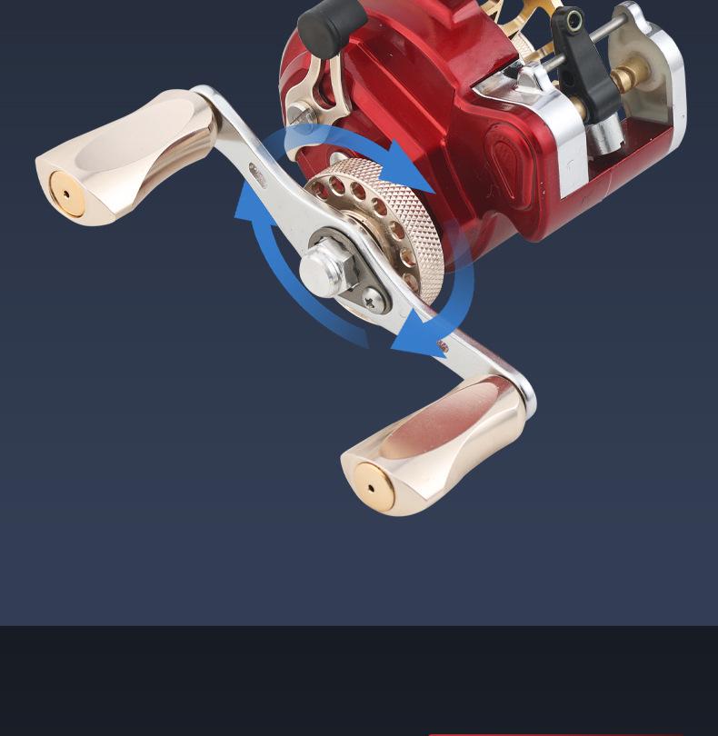 Kemeilong Red Devil 50: Ice & Raft Fishing Reel with Front Drag & Micro Jigging Capability