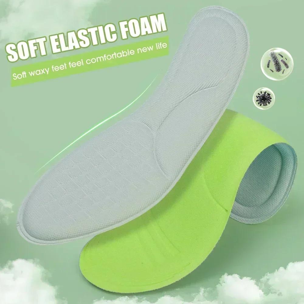 Memory Foam Orthopedic Insoles 20 Pairs Shock Absorbing Deodorizing Inserts for Sports Shoes Comfort Insoles for Men Women