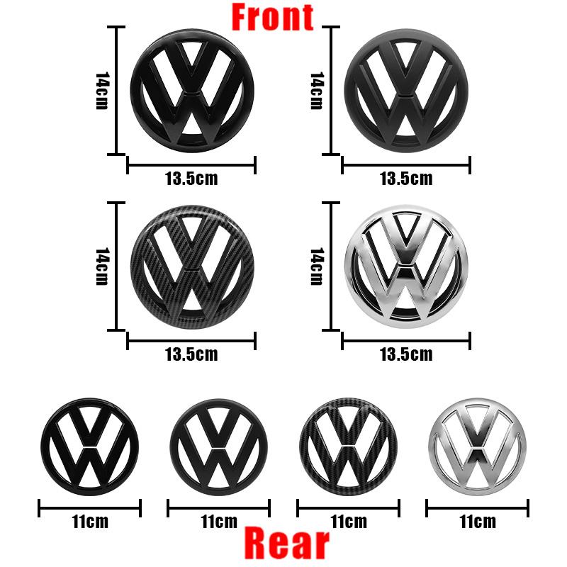 Golf 7 7.5 MK7 MK7.5 GTI 2026 Hot For VOLKSWAGEN VW VW 135mm Car Front Grille Badge and 110mm Rear Trunk Emblem Lid Logo Accesso