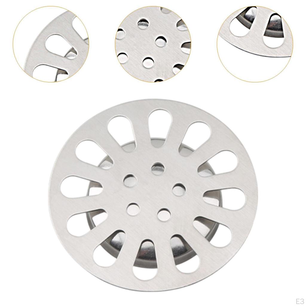 5 Pieces Floor Drain Cover Shower Drainer Hair Catcher Replacement Round