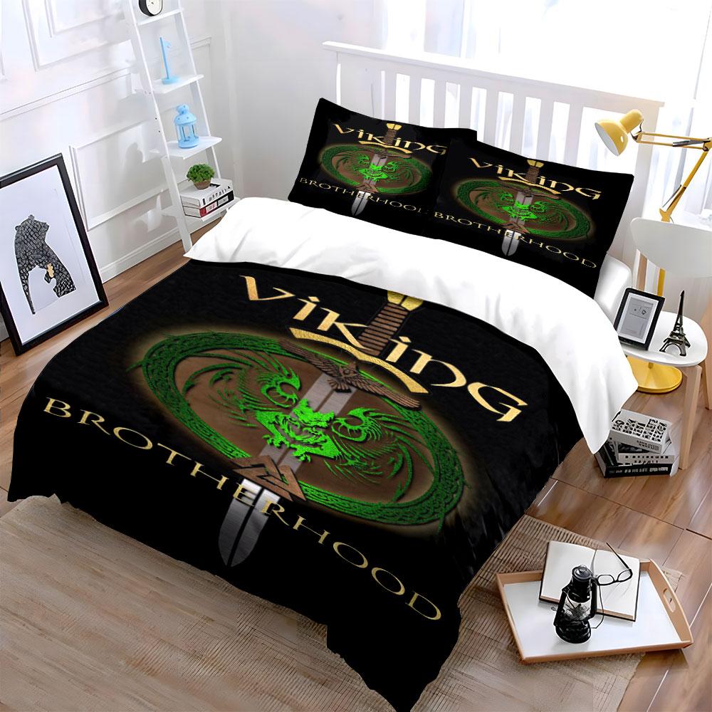 Green dragon and sword. Bedding sets Duvet cover sets Duvet covers Pillowcases(1 * Duvet Cover 2 * Pillowcases without duvet insert)