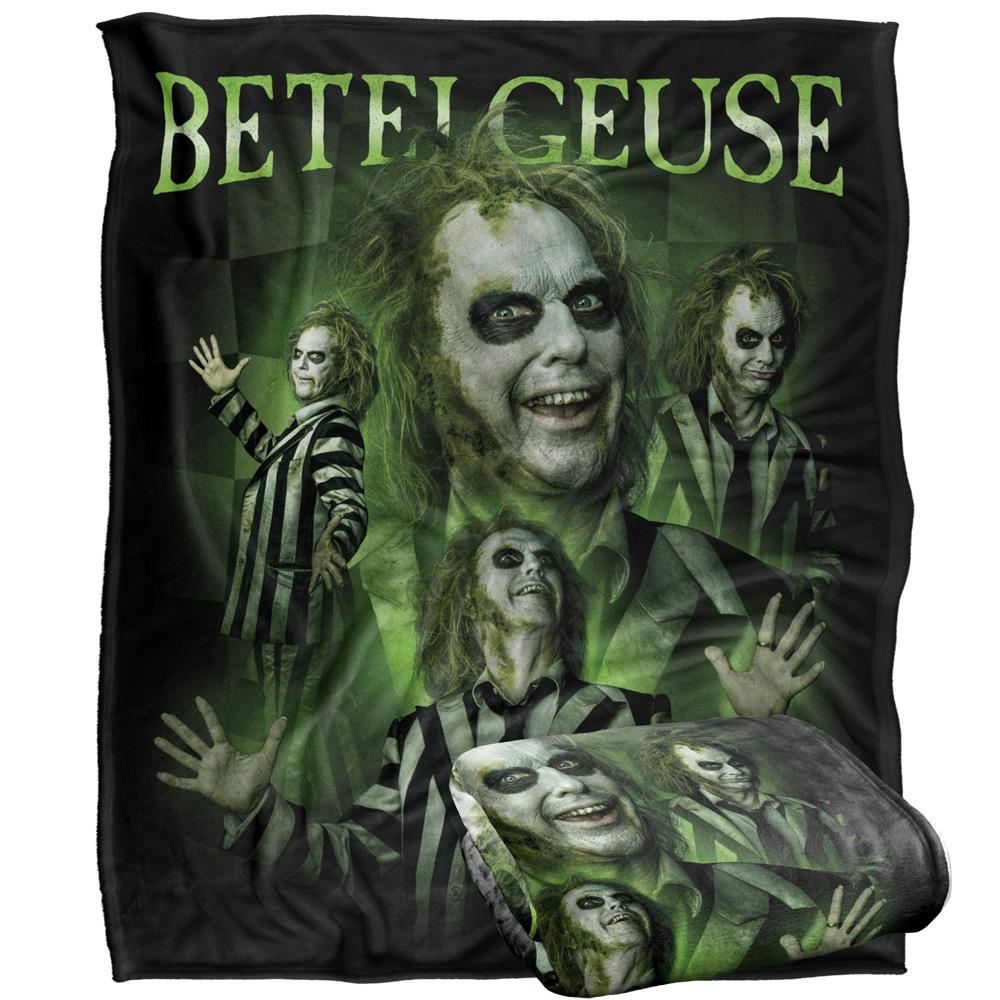 Beetlejuice Poses Blanket