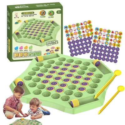 Frucht Flip Gedächtnisspiel Gedächtnis Flip-Schach mit Schachbrett mit 60 gemusterten Karten Flip-Schach Gedächtnisspiel Konzentrationstraining
