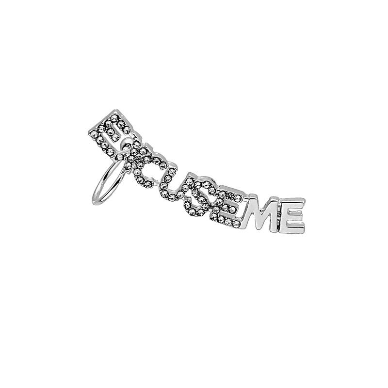 

Минималистичные серьги-иглы из серебра в корейском стиле с инкрустированными бриллиантами - Холодный нишевый дизайн для женщин