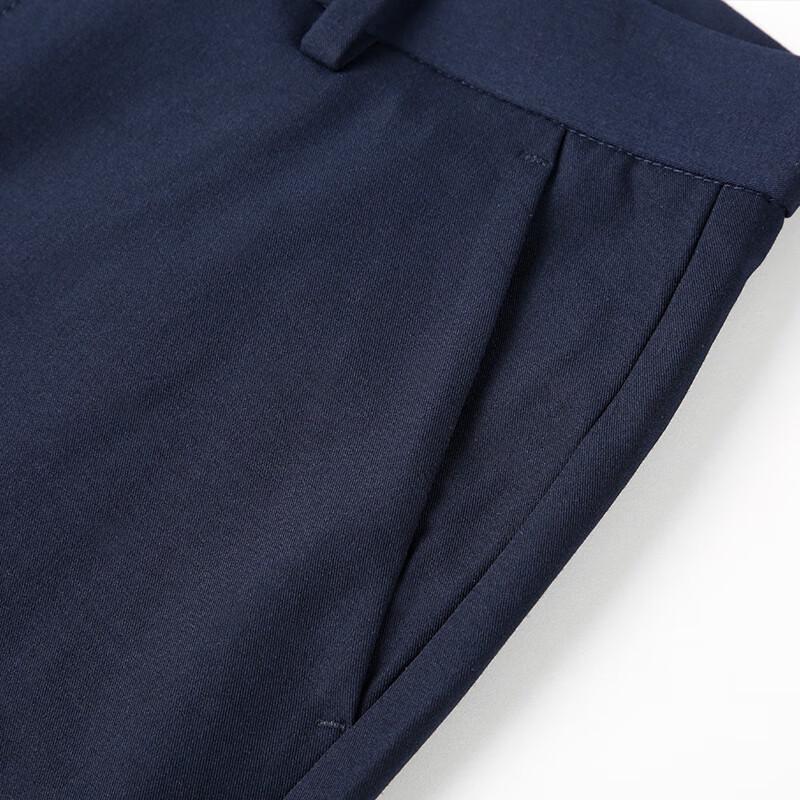 Caizi Men's Business Casual Straight-Leg Trousers