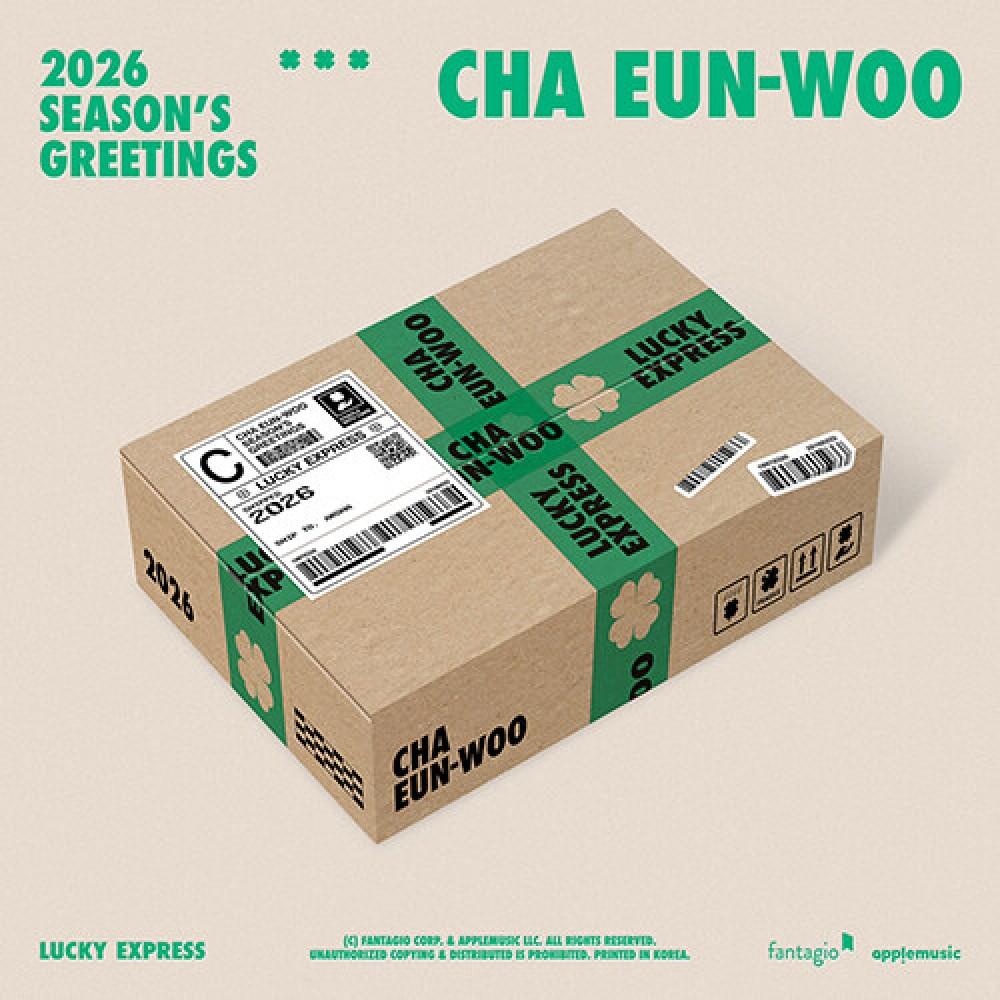 Cha Eun Woo 2026 Season’s Greetings LUCKY EXPRESS Full Set 10pcs K-POP Official Goods ASTRO