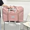 Large Capacity Travel Bag Folding Waterproof Luggage Tote Handbag Portable Versatile Gym Yoga Storage Shoulder Bag For Women Men