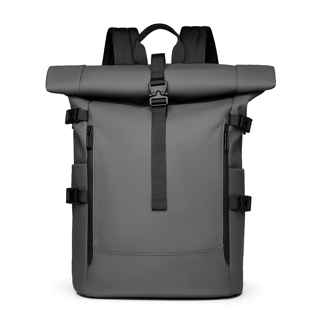

TS JYL laptop bag,Cross Border Backpack Unisex Outdoor Large Expandable Travel Sports Waterproof Laptop Bag OneSize сірий