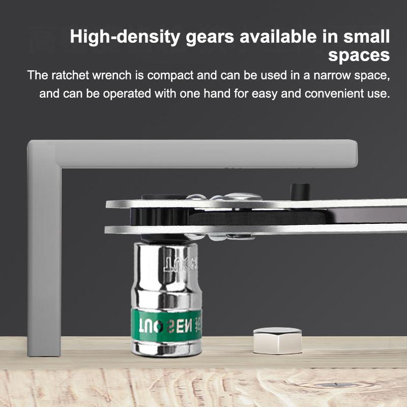 1/4Inch Ratchet Wrench Reversible Ratchet Quick Releases 1/4 Ratchet Handle For Home Improvement Auto Repair