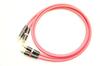 MOGAMI 2534 RCA Red and White Line Red 2-Pair Cable, 0.5m,