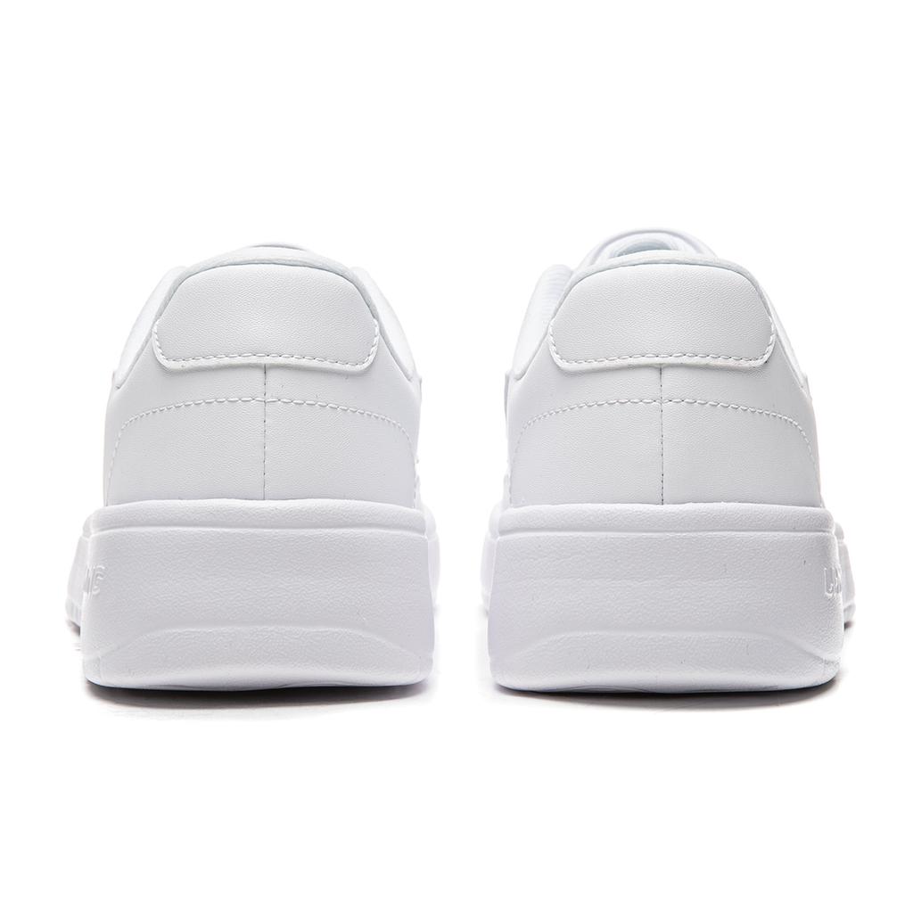 Li Ning Yue Lin 1.0 Casual Versatile Thick Sole Sneakers Lightweight Breathable Low Top Skate Shoes Kids sneakers White AGCV492-2