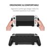 JYS NS218 For Nintendo Switch OLED Game Console ABS Hand Grip Kickstand Case with Game Card Holder