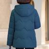 Plus Size XL-5XL Middle Age Woman Coats Winter Short Parkas Hooded Embroidery Casual Thick Warm Outerwears Women's Jackets