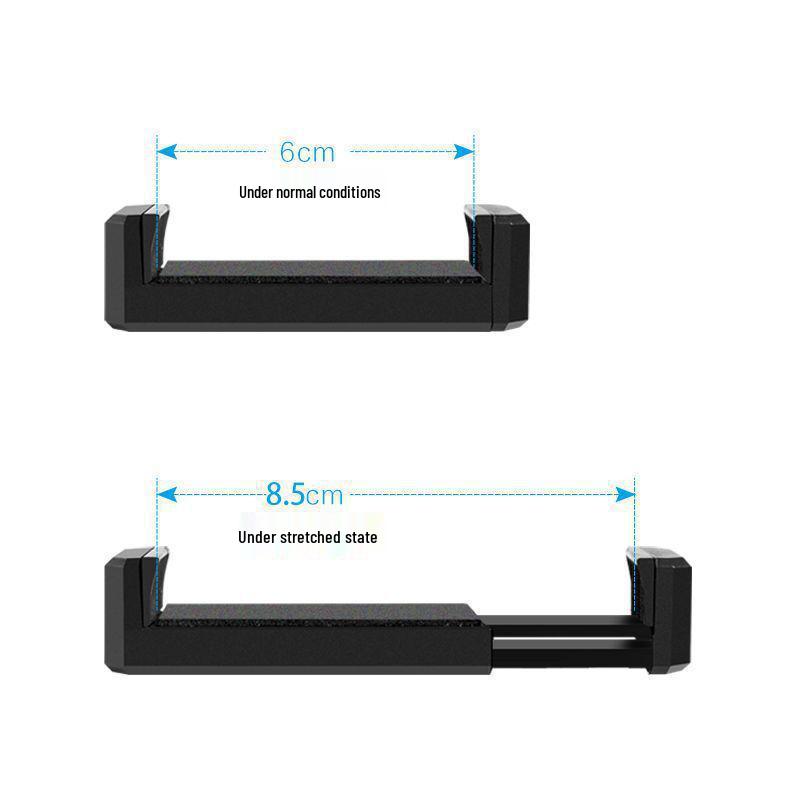 Universal Dual Camera Phone Stand with Clip and Tripod Mount