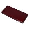 215x90x20mm Red Ergonomic Solid Wood Clarinet Reed Box for 10 Reeds with Velvet and Practical Closure
