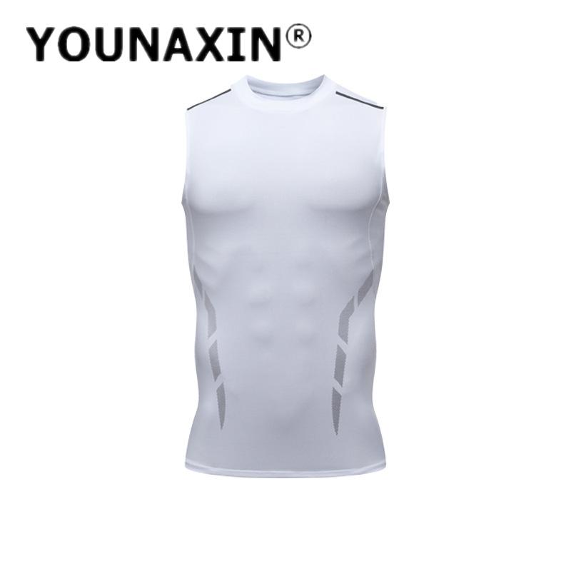 

Мужские майки без рукавов Базовый слой Жилет Баскетбол Спорт Компрессионный Зал Фитнес Джоггер Бег Топ Уличная майка S M L XL 2XL 3XL 3XL белый