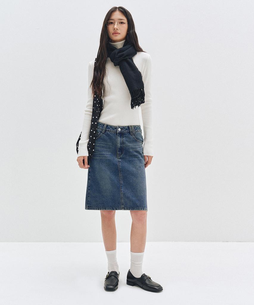 Deketeuumeon Signature Midi Skirt Dcsk002Blue