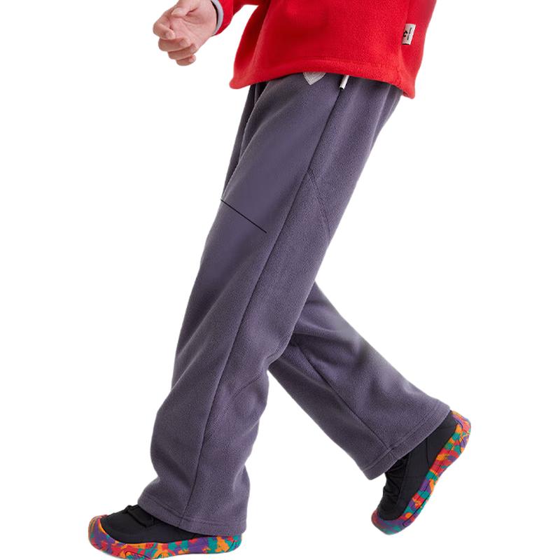 Happy Nocnoc Kids  Cloud Fleece Lined Wide-Leg Pants 120