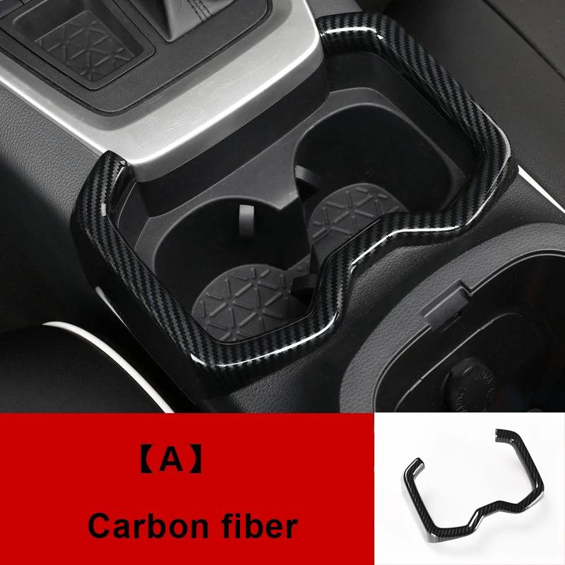 For Toyota RAV4      2024 XA50 ABS Car Front Row Water Cup Holder Cover Frame Panel Trim Sticker Accessories