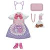 Takara Tomy Licca-chan Dress LW-13 Nekoneko Bakery Dress Set, Dress-Up Pretend Play Toy for Ages 3 and Up