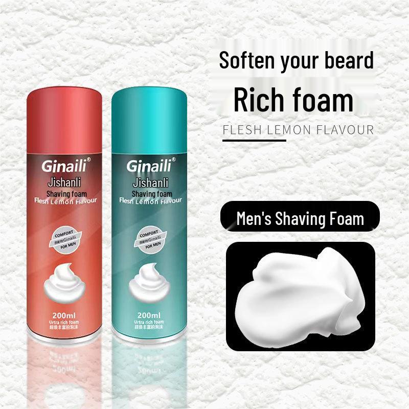 Jilunli 200ml Handmade Shaving Foam – Softens Beard Shaving Gel  Cream