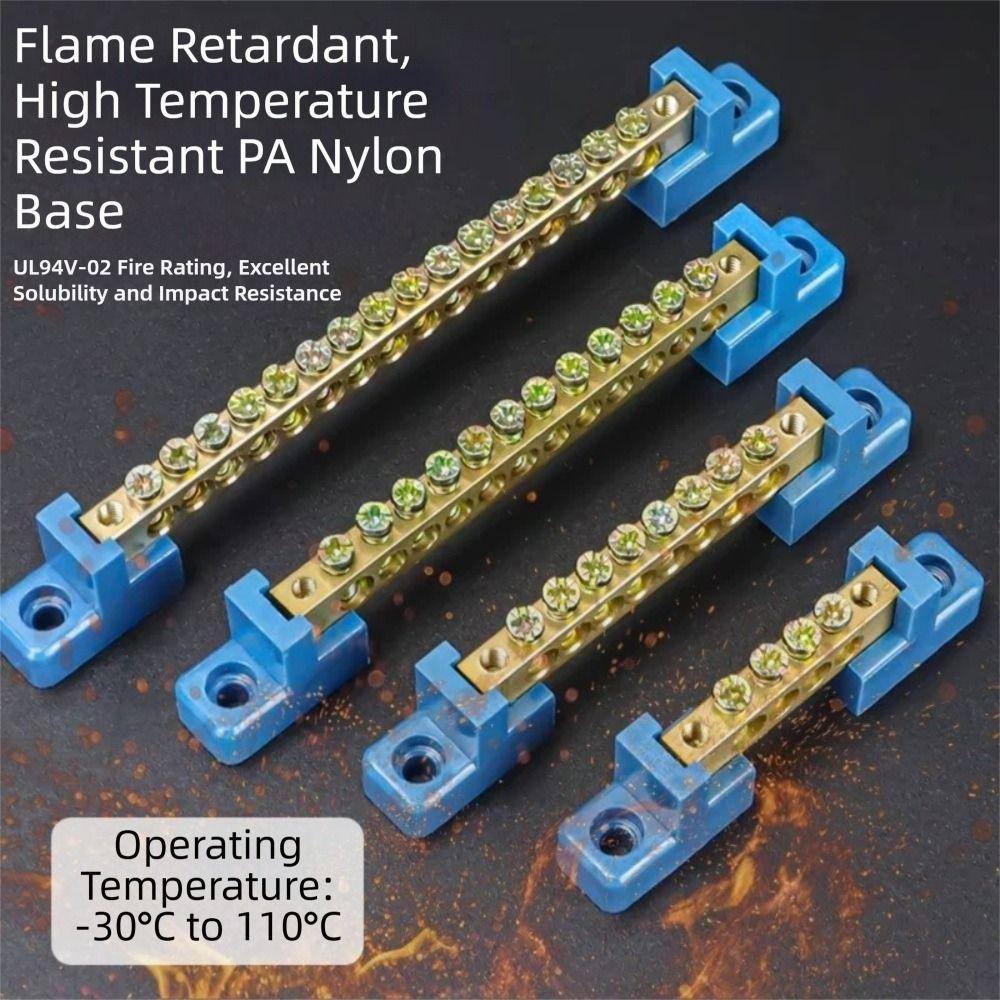 High Bridge Type Zero Row 6*9 Din Rail Terminal New Zero Ground Wiring Connection Distribution Box