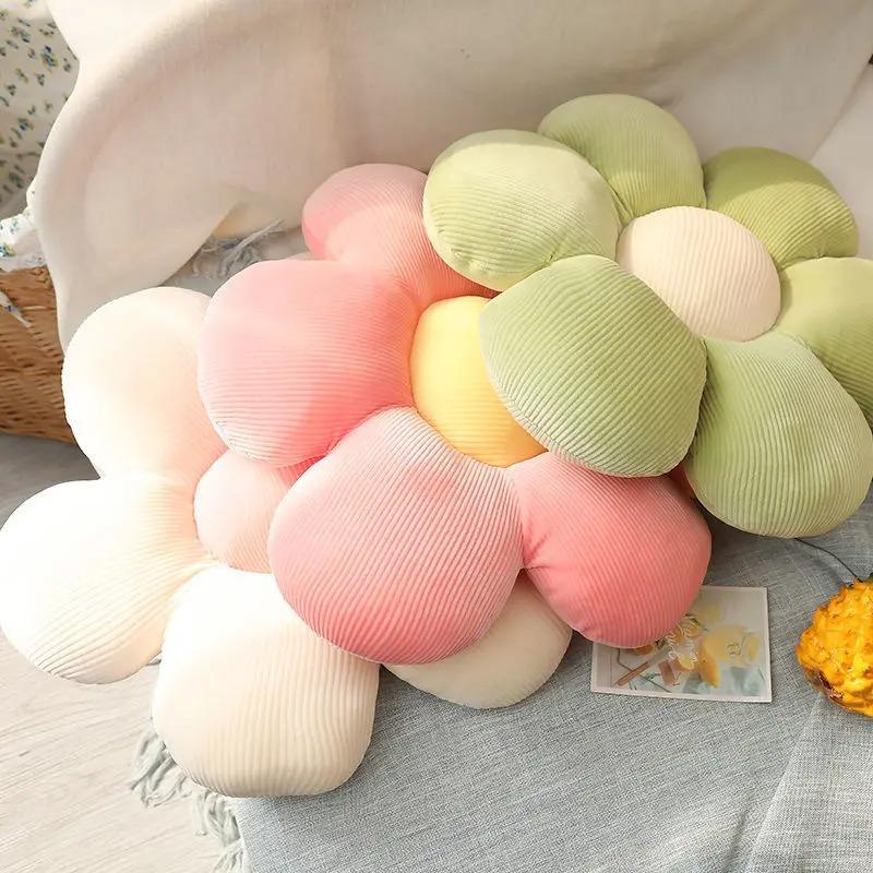 3 Styles Sunflower Pillows Small Daisy Cushions Petals Flower Cute Birthday Gifts 35Cm Home Decorations Bedroom Office Supplies