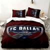 FC Dallas 3 parçalı set Yatak odası kullanımı için mükemmel Rahat nevresim takımı bir nevresim kılıfı ve iki yastık kılıfı içerir İdeal doğum günü veya Noel hediyesi