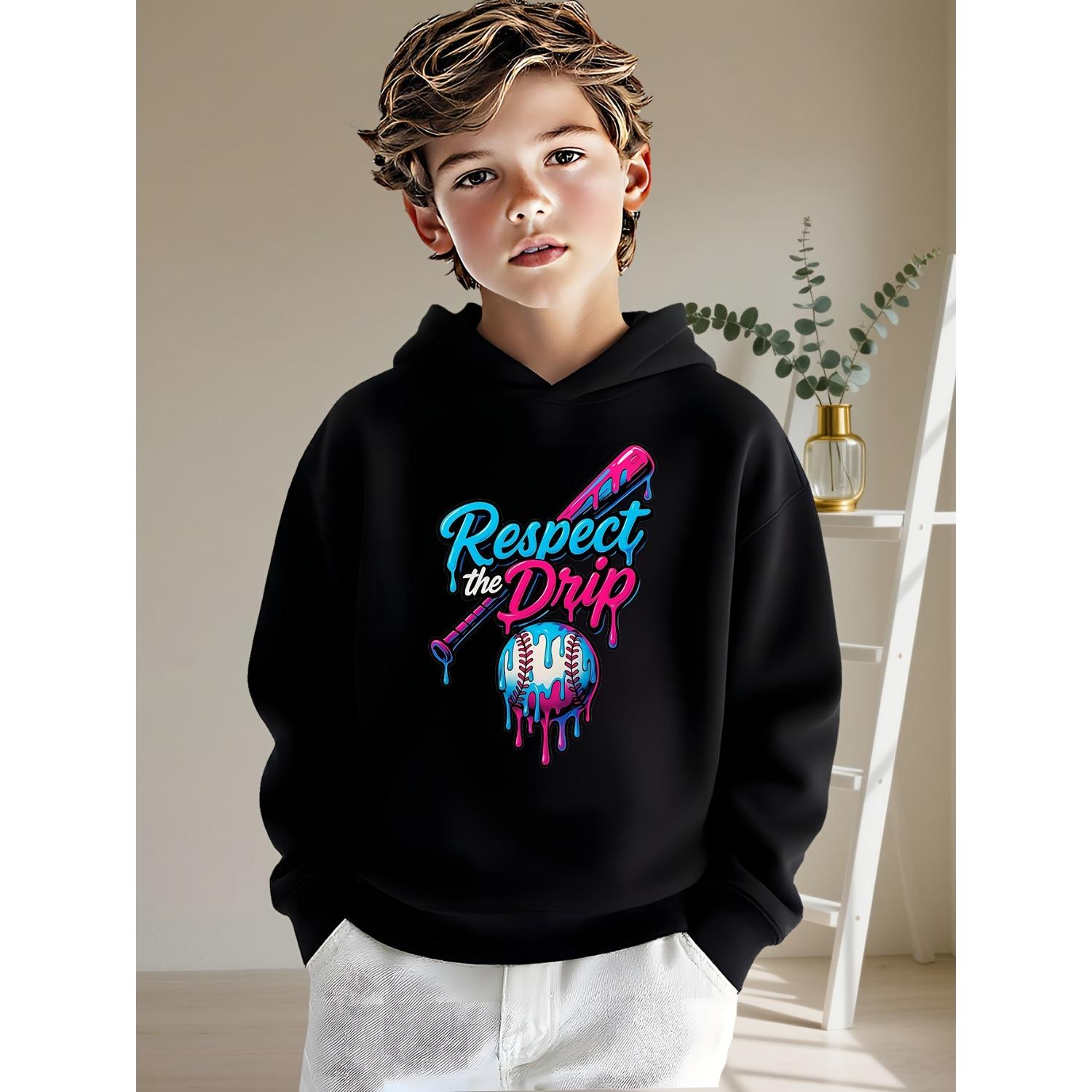 

Дитячий одяг, креативна толстовка з капюшоном з 3D-принтом для хлопчиків, повсякденний спортивний худі з довгим рукавом для хлопчиків 13-14Y