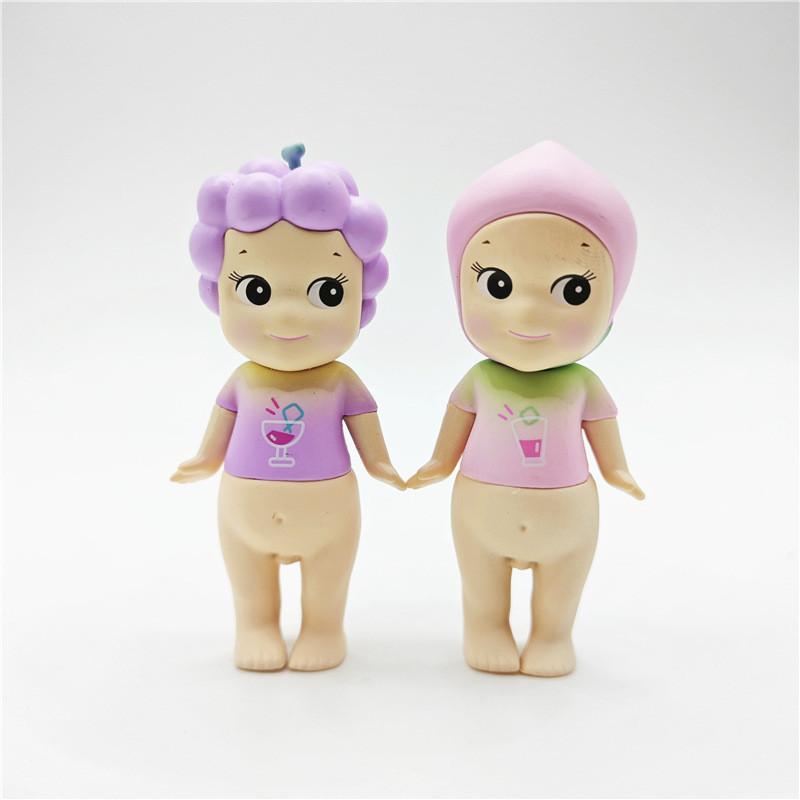 Abs Angel Toy Set With Fruit Drink Series For Collectors And Giftgiving