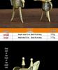 Antique Imitation Bronze Qianlong Jue Cup – Three-Legged Wine Vessel for Weddings and Film Props