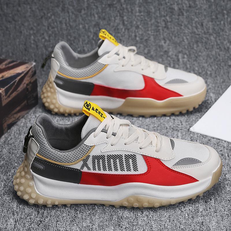 

Мужские кроссовки весенние нескользящие мягкие подошвы модный бренд Forrest Gump кроссовки молодежные универсальные спортивные и любительские кроссовки для сноуборда 2025 новые 44 красный