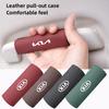 BXAOK1 1Pcs PU Leather Roof Handle Anti-scratch Protector Case For GT-Line KN Sportage Ceed Rio Picanto Sorento Soul Cerato Venga