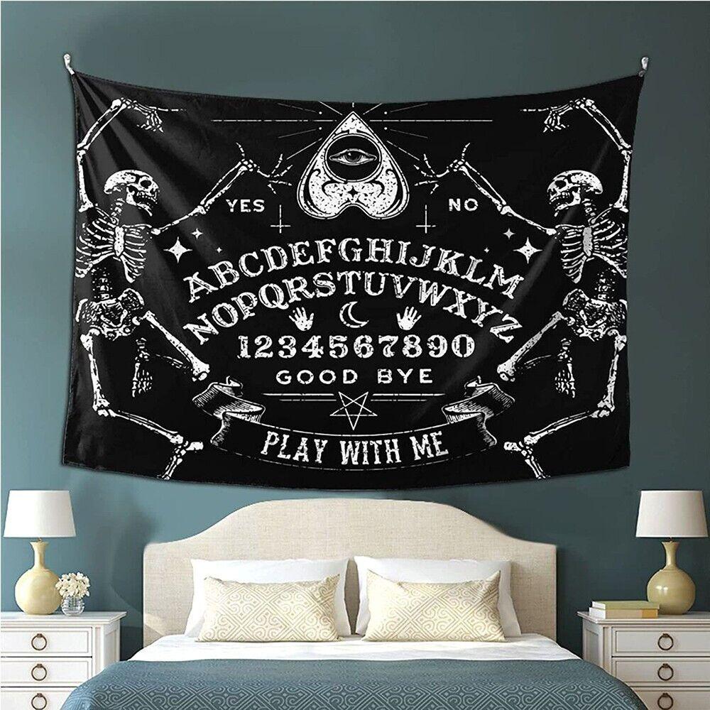 Tapestry Magic Skeleton Gothic Psychic 75x100 чёрный