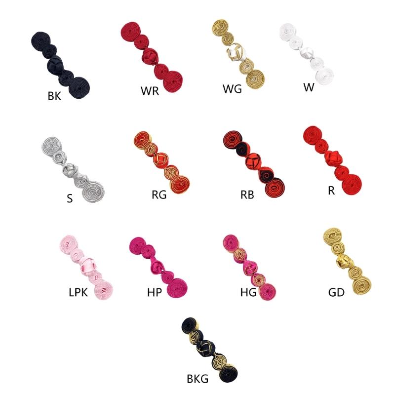 Chinese Tang Shirt Button Gourd Shape Cheongsam Fastener Button DIY Knot Button