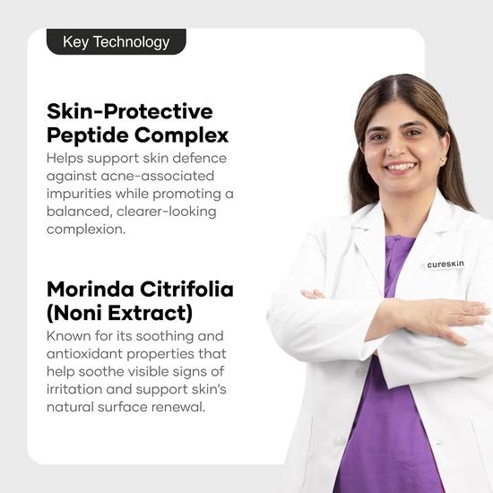 Cureskin Acne Spot Corrector Gel with Mandelic Acid Acne Spot Treatment, 10 g