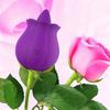Zungenlecken Rose Blume Vibrator Erwachsene Sexspielzeuge Nippel Klitoris Orgasmus Masturbation Leckvibratoren Frauen G-Punkt Massagegerät