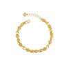 Luxury 24K 9999 Pure Gold Real Gold Women's Beads Hollow-out Exquisite Bracelet