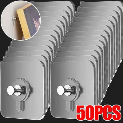 Strong Non Perforated Adhesive Hook Kitchen  Wall Hook  Bathroom  Crochet   Home Organization and Storage  Kitchen Accessories