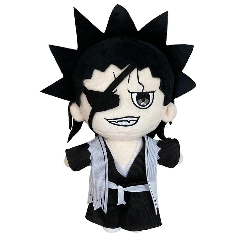 Anime Plush Doll Aizen Sousuke Zaraki Kenpachi Plushie Kuchiki Byakuya Kurosaki ichigo Plush Toy Cosplay Soft Stuffed Pillow Gif