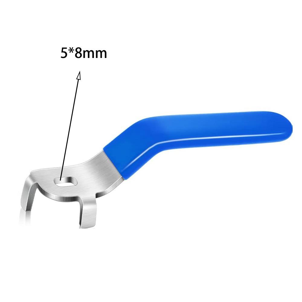 Chrome Plated Ball Valve Handle Corrosion Resistant Multi-functional Water Valve Wrench Universal Lever Handle Plumbing